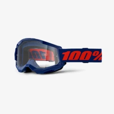 100 ПРОЦЕНТ ОКУЛЯРИ МОДЕЛЬ STRATA 2 NAVY - ЧИСТИЙ LENS - КОЛІР GRANATOWY/CZERWONY ХВІРТКА PRZEZROCZYSTA