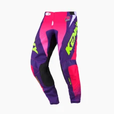 KENNY RACING ШТАНИ CROSS/ENDURO TRACK BLAST PINK КОЛІР ROZOWY/FIOLETOWY/ZOLTY FLUO РОЗМІР S (30)