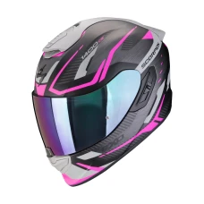 SCORPION ШОЛОМ EXO-1400 EVO II ПРОДУВУ ACCORD MATT BLACK/PINK XS