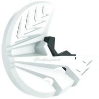 POLISPORT DISK W/BOTTOM ВИЛКА PROT KX250F(13-19) KX450F(15-18) WHITE/BLACK (8)