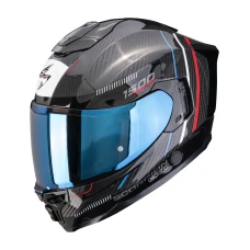SCORPION ШОЛОМ EXO-1500 КАРБОНОВОГО ПОВІТРЯ ZITY BLACK-RED-BLUE L