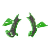 RACETECH (RTECH) 2024/12 FRAME ПРОТЕКТОР KAWASAKI KX 450 2024 GREEN BLACK