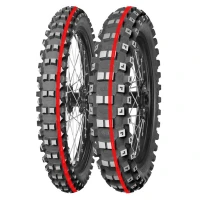 MITAS ШИНА 90/90-14 TERRA FORCE-MX MH PITCROSS MEDIUM HARD (ЧЕРВОНИЙ РЕМІНЬ) TT 46M NHS ПЕРЕДНЯ DOT 2024 (DOT:XJDC) (460055) (ZAMIENNIK:70000362)