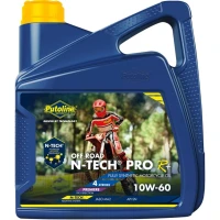 PUTOLINE МАСТИЛО SILNIKOWY 4T 100% SYNTETYK N-TECH® PRO R+ ВИКЛЮЧЕНИЙ ROAD 10W60 4L (AKC)