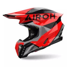AIROH НОВИЙ ТОВАР ШОЛОМ CROSS / ENDURO / ATV / QUAD TWIST 3 KING RED GLOSS КОЛІР CZARNY/SZARY/CZERWONY РОЗМІР L