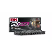 RK ЛАНЦЮГ ПРИВІДНИЙ 520EXW-128 (XW-RING) КРИШКА (CLF) W КОМПЛЕКТІ КОЛІР СТАНДАРТ