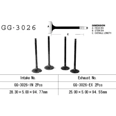 VESRAH КЛАПАН ВПУСКНИЙ SUZUKI DR 250 S/SE '90-95' (OEM: 12911-15D01) (1 ШТ.) (MADE IN JAPAN)