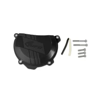 UFO 2025/11 ЗАХИСТ КРИШКИ КОМПЛЕКТА СЦЕПЛЕННЯ KTM SXF (SX-F) 250 '13-'15, SXF 350 '11-'15, EXC 250 '13-'15, EXC 350 '12-'15 КОЛІР ЧОРНИЙ