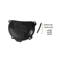 UFO 2025/11 ЗАХИСТ КРИШКИ КОМПЛЕКТА СЦЕПЛЕННЯ KTM SXF (SX-F) 250 '13-'15, SXF 350 '11-'15, EXC 250 '13-'15, EXC 350 '12-'15 КОЛІР ЧОРНИЙ