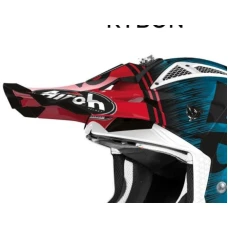 AIROH AVIATOR ACE PEAK KYBON BLUE/RED БЛИСК