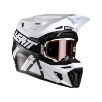 LEATT ШОЛОМ KIT MOTO 9.5 S 55-56CM CARBON/WHITE V26