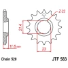 ПЕРЕДНЯ ЗІРКА JR CHT 2051 15 YAMAHA TT 250 '93-04' (205115JT) (LANC. 520) - зображення 1
