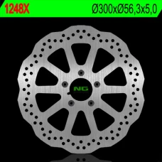 NG ДИСК ТОРМОЗНИЙ ПЕРІД HARLEY DAVIDSON 883/1200/1450/1584/1690/1800 (300X56,3X5) (5X8,5MM) WAVE