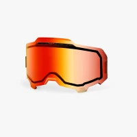 100 ПРОЦЕНТ ARMEGA / ARMATIC REPLACEMENT DUAL PANE VENTED MIRROR RED LENS - SZYBA/SZYBKA/SZYBKA ПОДВІЙНА WENTYLOWANA DO GOGLI ARMEGA / ARMATIC КОЛІР ЧЕРВОНА ЗЕРКАЛО