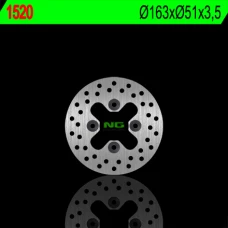 NG ДИСК ТОРМОЗНИЙ ПЕРІД KAWASAKI KFX 450R '08-'14, KSV 700 (163X51X3,5) (4X10,5MM)