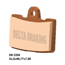 DELTA BRAKING КОЛОДКИ ДИСКОВІ ТОРМОЗНІ KH454