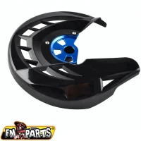 FM-PARTS ЗАХИСТ ТОРМОЗА ДИСКА ПЕРІД KTM '15-22'; HUSQVARNA '15-22' КОЛІР CZARNO СИНЯ