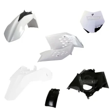 POLISPORT КОМПЛЕКТ ПЛАСТІКОВ KTM SX 65 '12-'15 КОЛІР БІЛИЙ