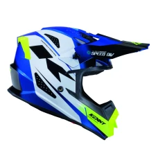 KENNY RACING ШОЛОМ CROSS/ENDURO TRACK GRAPHIC SPEED NEON BLUE КОЛІР NIEBIESKI/BIALY ЖОВТИЙ РОЗМІР L