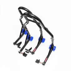 BIKETEC АКЦІЯ ПІДІЙМАЧ СТЕНДДЛЯ МОТОЦИКЛА BIKER X (ПЕРІД/ЗАД) TYP-L (РОЛИКИ) КОМПЛЕКТ