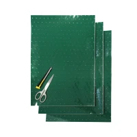 BLACKBIRD КОМПЛЕКТ НАЛІПОК (OKLEIN) (ПЛІВКА CRYSTALL 0,4 MM) (ПЕРФОРОВАНА) 3 X ЛИСТ 47X33CM, КОЛІР ЗЕЛЕНИЙ