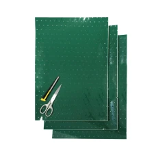 BLACKBIRD КОМПЛЕКТ НАЛІПОК (OKLEIN) (ПЛІВКА CRYSTALL 0,4 MM) (ПЕРФОРОВАНА) 3 X ЛИСТ 47X33CM, КОЛІР ЗЕЛЕНИЙ