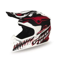 PROGRIP 2024/01 ШОЛОМ DZIECIECY PG3009 JUNIOR/KID КОЛІР BIALY/CZERWONY/CZARNY МАТОВА РОЗМІР L (3009-149)