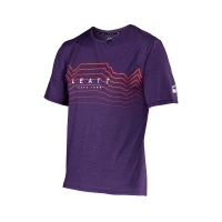 LEATT (НОВИНКА 2024) СОРОЧКА ROWEROWA MTB TRAIL 1.0 X-FLOW JERSEY VELVET КОЛІР FIOLETOWY РОЗМІР M