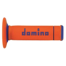 DOMINO ПЕРЕМИКАЧІ (GRIPY) ВИКЛЮЧЕНИЙ ROAD X-TREME DWUSKLADNIKOWE КОЛІР ЧОРНИЙ POMARANCZOWY/NIEBIESKI