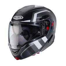 CABERG ШОЛОМ SZCZEKOWY FLIP-UP МОДЕЛЬ HORUS X ROAD КОЛІР ЧОРНИЙ MAT/SZARY/BIALY РОЗМІР L