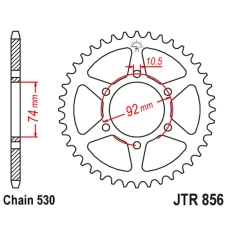 ЗАДНЯ ЗІРКА JR 852 44 YAMAHA XJ 400 / XJ 550 SECA/MAXIM '81-85 (85244JT) (LANC. 530)