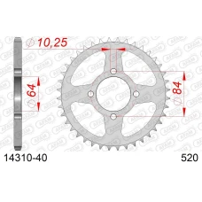 AFAM 2026/04 ШЕСТЕРНЯ ЗАД 4302 40 SUZUKI LTZ 400 QUADSPORT '03-'08 (JTR1826.40) (LANC. 520)