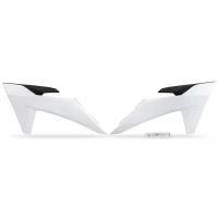 UFO КРИШКИ РАДІАТОРІВ KTM SX/SXF(SX-F) 125/250/300/350/450F 2023 КОЛІР БІЛИЙ