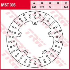 TRW LUCAS ZF ДИСК ТОРМОЗНИЙ ЗАД APRILIA SR 125/300 '11-, GILERA NEXUS 250 '06-'08, NEXUS 125 '07-'15, NEXUS 300 '08-'14, NEXUS 500 '04-'15, PIAGGIO X7 125/250 '08-'14, X8 125/200/250 '04-'06, X9 500 '04-'07, MP3 300 '10-'17 (240X125X5MM)