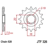 JT ЗІРОЧКА ПЕРІД 340 12 HONDA CR 125 '87-'03 (34012JT) (LANC. 520) - зображення 1