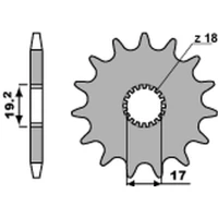 ПЕРЕДНЯ ЗІРКА PBR CHT 515 14 18NC GARELLI 50 '86-'91 (LANC.415)