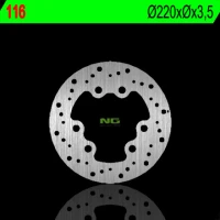 NG ДИСК ТОРМОЗНИЙ ПЕРІД SUZUKI RMX 50 '97-'02 (220X3,5) (6X15,5MM)