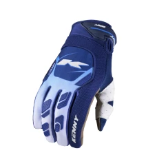 KENNY RACING 2025 РУКАВИЦІ CROSS/ENDURO МОДЕЛЬ SAFETY BLUE КОЛІР NIEBIESKI/BIALY РОЗМІР XXL