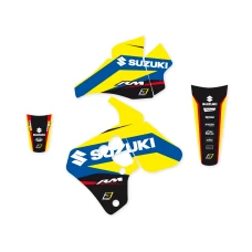 BLACKBIRD КОМПЛЕКТ НАЛІПОК (OKLEIN) SUZUKI RM 80 '00-'01, DREAM 4 КОЛІР ZOLTY/NIEBIESKI/CZARNY