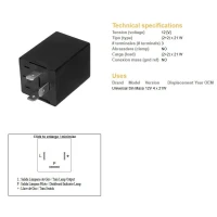 DZE ВИКЛЮЧАТЕЛЬ ПОВОРОТІВ УНІВЕРСАЛЬНИЙ (12V 4X21W)