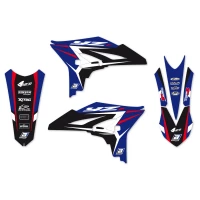 BLACKBIRD КОМПЛЕКТ НАЛІПОК (OKLEIN) YAMAHA YZF 250 (10-13), DREAM 4 КОЛІР СИНІЙ/ЧОРНИЙ