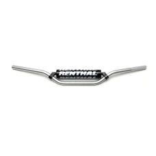 RENTHAL АКЦІЯ КЕРМО 7/8 ЦІЛИЙ (22MM) MX РУЧКИ SILVER JIMMY BUTTON PADDED КОЛІР ЧОРНИЙ Z GABKA