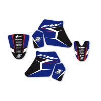 BLACKBIRD КОМПЛЕКТ НАЛІПОК (OKLEIN) YAMAHA PW 50 '90-'22 DREAM 4, КОЛІР СИНІЙ - ЗАМІНЮЄ E2224E