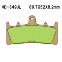 ГАЛЬМІВНІ КОЛОДКИ ДИСКОВІ VESRAH VD-349JL