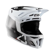 LEATT (НОВИНКА 2024) ШОЛОМ ВЕЛОСИПЕДИ MTB GRAVITY 8.0 V24 HELMET WHITE КОЛІР BIALY/CZARNY РОЗМІР L (59-60 CM)