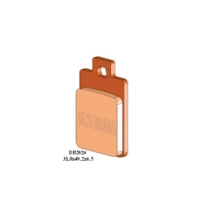 DELTA ДИСКОВІ ТОРМОЗНИЙ КОЛОДКИ, PIAGGIO 50 СФЕРА RST