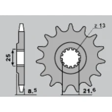 ПЕРЕДНЯ ЗІРКА JR CHT 2137 16 KAWASAKI Z 1000 '03-'08 (JTF1537.16)