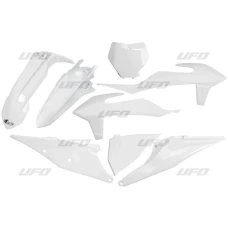 UFO КОМПЛЕКТ ПЛАСТІКОВ KTM SX 125/150/250 '19-'22, SXF (SX-F) 250/350/450 '19-'22 КОЛІР БІЛИЙ 2020 (KT522E042)