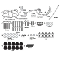 KAPPA 2024/06 СТЕЛАЖ KUFROW БОКОВИХ MONOKEY CAM SIDE BMW F 900 GS '24-, ПІД KUFRY KFR K'FORCE АЛЮМІНІЙ