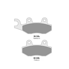 DELTA BRAKING КОЛОДКИ ДИСКОВІ ТОРМОЗНІ KH135 / KH214 ПЕРІД - ZASTEPUJA DB2200MX-D І DB2200QD-D
